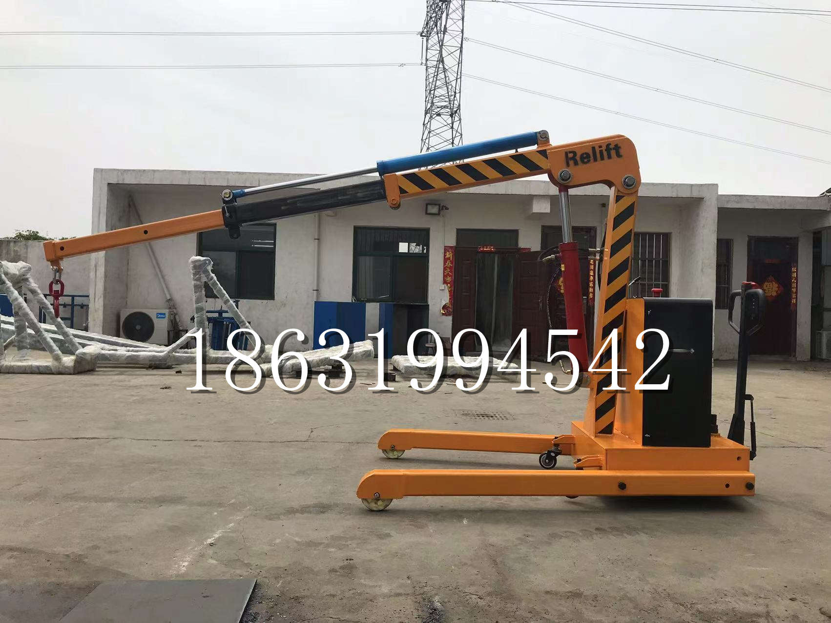 调兵山市久征定做3吨三轮随车吊 农用园林绿化移树吊 平板工程用小吊机