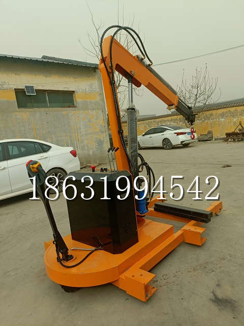 调兵山市自卸车厢随车吊 自制轮式四不像起重机 四驱平板吊 5吨 贵盛